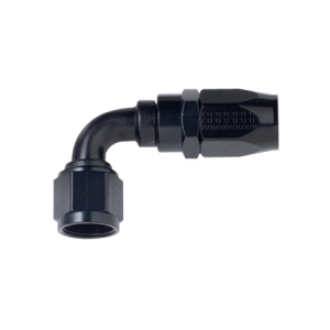 -10 BLACK 90 DEGREE  END FOR S/S HOSE