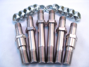 TITANIUM ONE NUT SHOCK SET- WELDED AXLE STUD STYLE