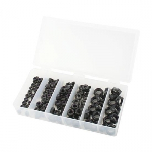 BLACK THIN LOCK NUT KIT