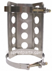 OIL TANK MOUNT WITH CLAMPS