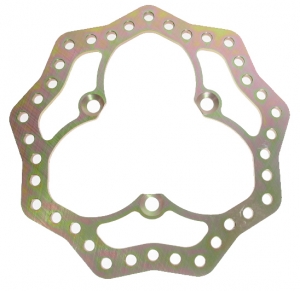 SCALLOPED LEFT FRONT STEEL ROTOR