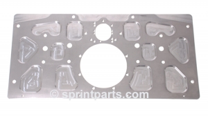 REAR MOTOR PLATE - RAISED RAIL
