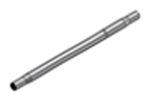 RADIUS ROD 1-1/8" THICK 24L" LONG