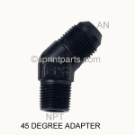 -6 TO 3/8" PIPE 45 DEGREE ADAPTER