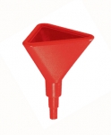 14" RED TRIANGULAR FUNNEL