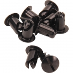 BLACK ALUMINUM 1/4 TURN .500 LONG