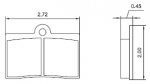 TITANIUM REAR OUTBOARD PAD